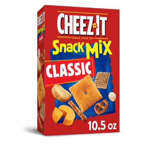 cheez  snack mix lunch snacks office  kids snacks classic oz  box walmartcom