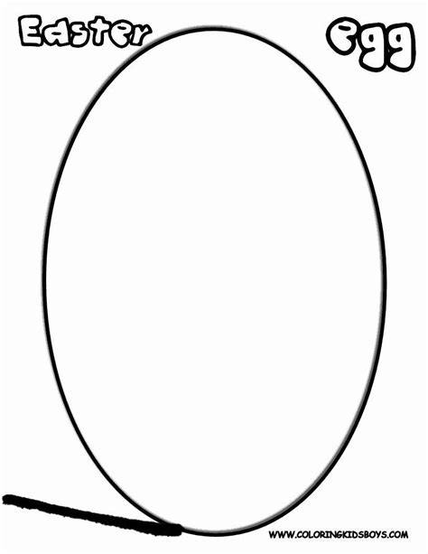 easter egg coloring picture awesome easter egg shape printable hd