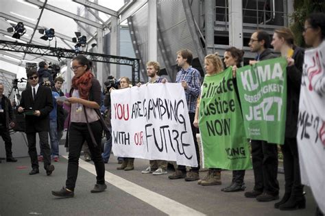 un climate talks are “a rigged game” climate justice