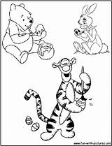Easter Coloring Disney Pages Tigger Pooh Egg Printable Colouring Disneyclips Painting Eastereggs Clips Visit Kids Bear sketch template