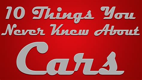 knew  cars secrets  cinema youtube