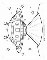 Coloring Space Pages Kids Ufo Itsybitsyfun Sheets Fun Printable Planet Cool Children Spaceship Alien Clip Object Unknown Flying Boys Choose sketch template