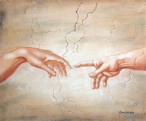 hand  god art  hand  god triptych  yongsung kim jesus bending  hand extended