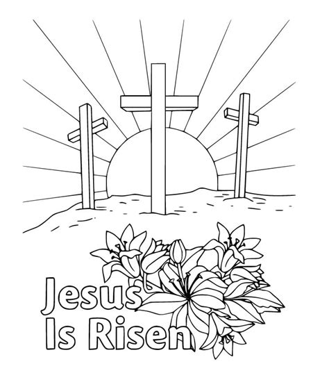 printable   risen coloring pages
