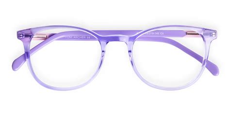 Crystal Pastel Purple Round Glasses Name Specscart ®