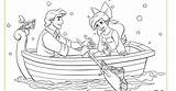 Eric Coloring Prince Mermaid Little sketch template