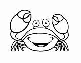 Crab Clipart Coloring Pages Cute Velvet Crabs Cartoon Clip Colouring Cliparts Google Animals Printable Search Color Coloringcrew Sea Library Book sketch template
