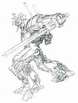 Transformers Drift Extinction Transformer Robots Dibujar Titus Gregory Stinger Cómo Samurai Sketches Depredador Cómics sketch template