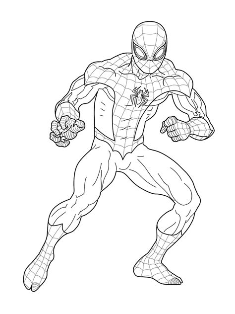 black spiderman coloring book  print