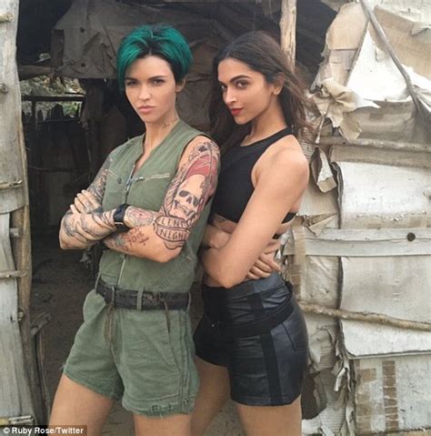Ruby Rose Poses With Bollywood S Deepika Padukone On Xxx