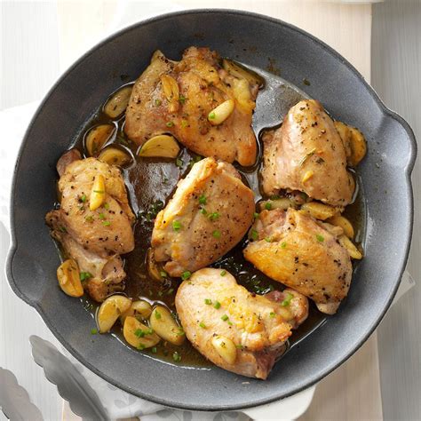 chicken garlic  fresh herbs recipe taste  home