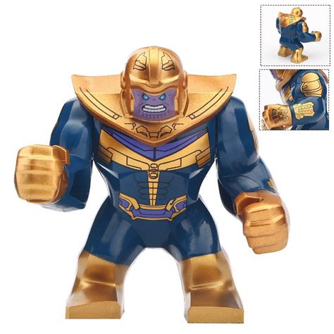 big minifigure thanos gold avengers endgame marvel super