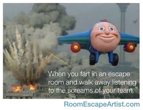 farting escape room meme room escape artist