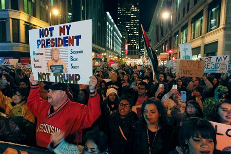 night  trump protests brings  arrests  oregon   york times