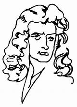 Newton Isaac Cientificos Leyes Tgau Busto Einstein Clipartmag Newto Pequeñas Biografias sketch template