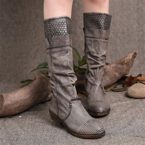 fashion women s genuine leather boots new 2016 autumn boots female for
