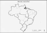 Mapas Mapa Regiões Estados Regioes Capitais Brasileiros Divisão sketch template