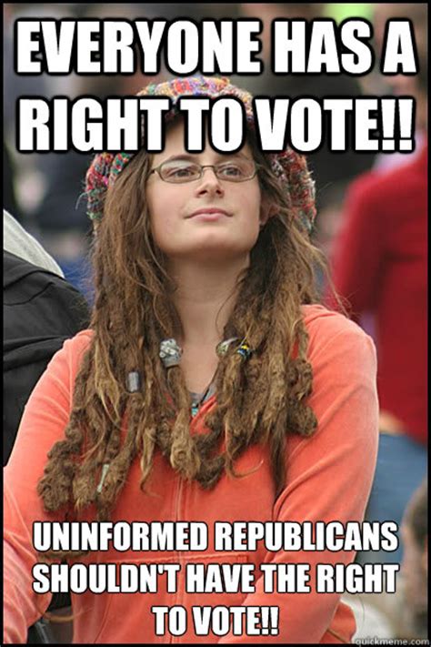 everyone has a right to vote uninformed republicans