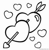 Heart Coloring Pages Coloring4free Printable Cute Related Posts Broken sketch template