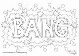 Colouring Bang Pages Activity Bonfire Night July Fourth Village Explore sketch template