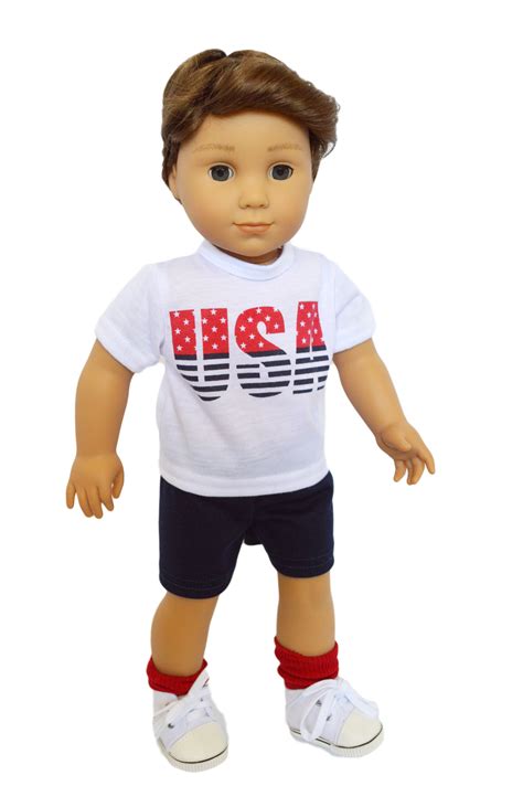 usa shorts outfit fits   girl dolls walmartcom