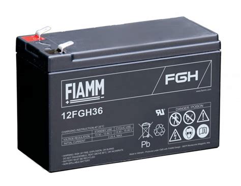 fiamm fgh  ah sealed rechargeable lead acid battery