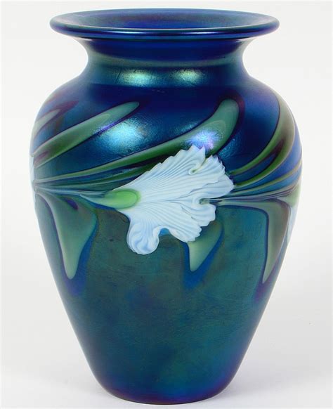 Orient And Flume Art Glass Vase