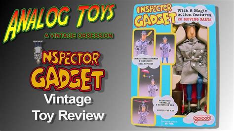 inspector gadget vintage action figure toy review bandai galoob