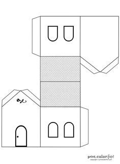 house pattern paper house template house template glitter houses