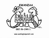 Coloring Kwanzaa Pages Printable Candles Getcolorings sketch template