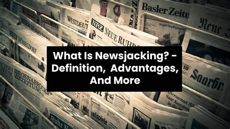 newsjacking definition advantages   ctr
