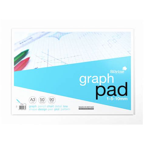 silvine agp  graph paper pad   sheets rapid