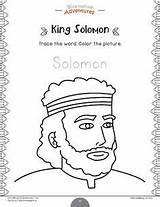 Solomon Wisdom sketch template