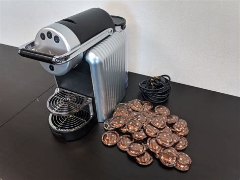 nespresso zenius professional type  capsule pod black coffee machine tv home appliances