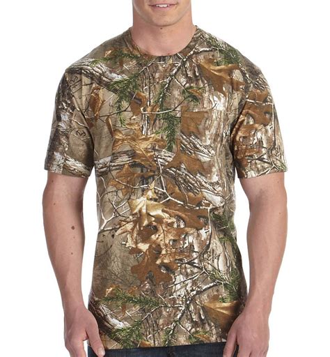 design realtree camouflage pocket  shirt  code  mens