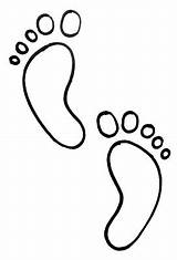 Coloring Footsteps Footprint Baby Designlooter 71kb 400px sketch template