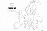Europe Map Coloring Pages Blank Political Pdf Getcolorings Getdrawings Maps Printable Colorings Color sketch template