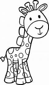 Giraffe Coloring Kids Cartoon Pages Beautiful Wecoloringpage Printable Animal Cute Sheets Visit Choose Board sketch template