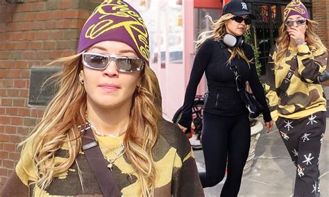 Rita Ora Flaunts Her Edgy Sense Of Style In Two Outfits As She Steps