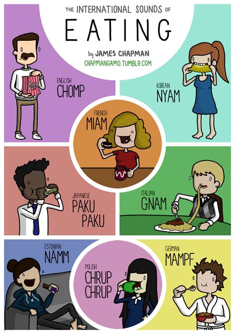 The Amusing Sounds People Make When Eating In Different