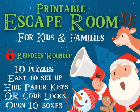 christmas escape room  kids  quest  save christmas ho ho