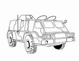 Army Coloring Pages Kids Printable Truck sketch template