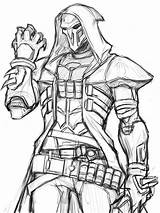Reaper Overwatch sketch template
