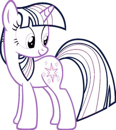 pony nice twilight sparkle coloring page   pony