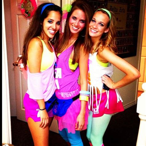 crazy 80 s beat it 5k diy 80s halloween costumes sorority party 80s workout costume