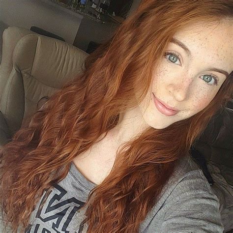 The Elusive Gray Eyes Red Redheads Long Hair Styles Freckles Girl