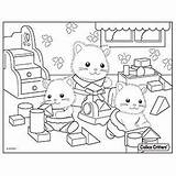 Calico Critters Sylvanian sketch template