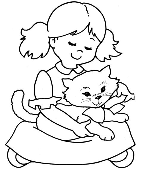 cat pictures  print coloring home