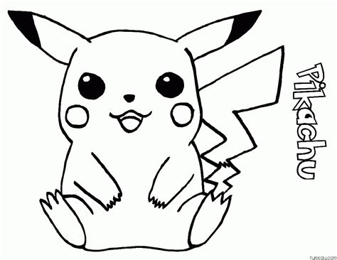 pokemon partner pikachu coloring page turkau