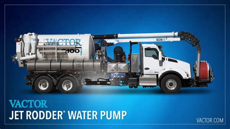 vactor jet rodder water pump youtube
